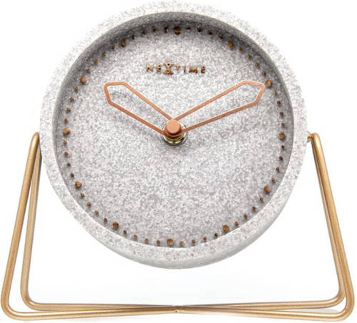 NeXtime - Cross Table - Rond - Ø17,5 Cm - Grijs-koper