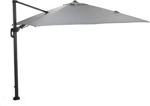 Garden Impressions Zweefparasol Hawaii Deluxe 300x300 - Donker Grijs - Licht Grijs