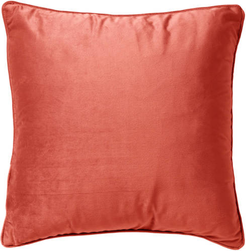 Dutch Decor Finn - Sierkussen Velvet Coral 60x60 Cm