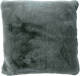 Dutch Decor Zaya - Sierkussen Unikleur Charcoal Grey 45x45 Cm