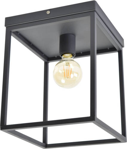 Lamponline Plafondlamp Frame B 25 Cm H 31 Cm Zwart