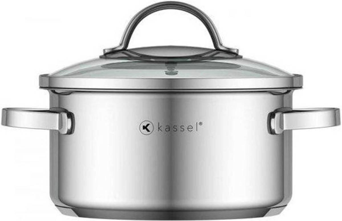 Kassel Alice - Kookpan Met Deksel - Ø 16 Cm - Rvs