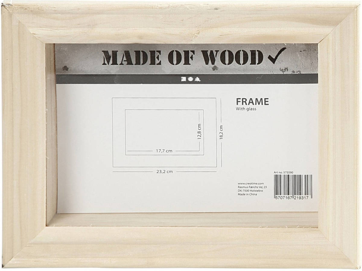 Creative Houten Fotolijst 3d 18,2 X 23,2 Cm