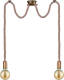 Trio - Hanglamp Rope Oud Brons