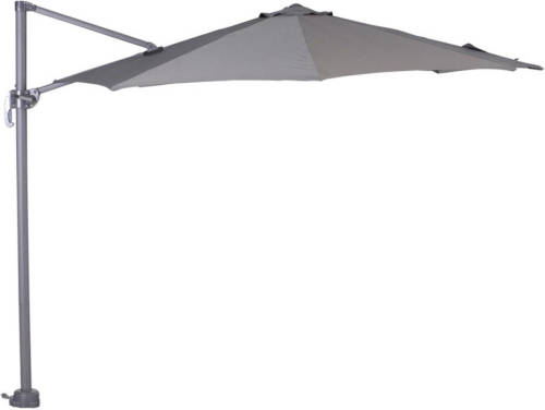 Garden Impressions Zweefparasol Hawaii S Ø300 - Donker Grijs - Licht Grijs