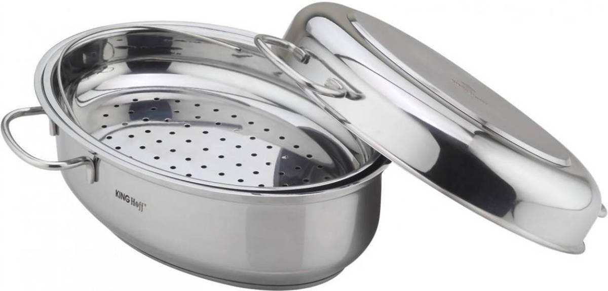 KINGHOFF 3686 Braadpan - 7,9l - Rvs - Alle Warmtebronnen