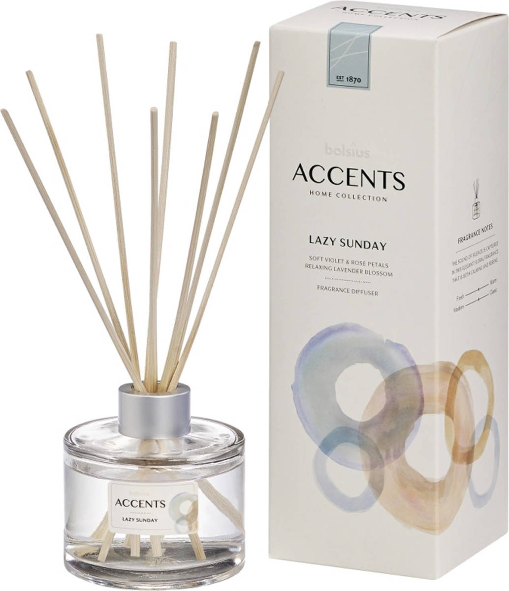 Bolsius Geurstokjes Accents Lazy Sunday 100 Ml