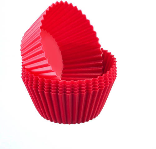 Westmark Muffinvormen Siliconen Rood Ø 7 Cm - 6 Stuks