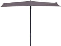 4Goodz Balkonparasol 150x250cm Met Knikarm - Antracietgrijs