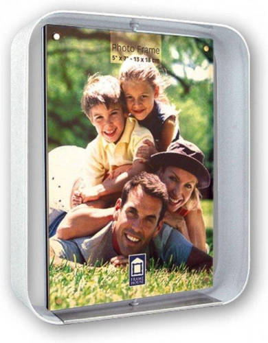 ZEP - Metalen Fotolijst Speedy Frame Wit Voor Foto Formaat 2x 13x18 - 749cv2w