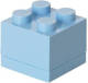 LEGO 4011 Mini Brick Box 2x2 Lichtblauw