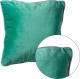 Dutch Decor Finn - Sierkussen Velvet Spearmint Glitter Bies 45x45 Cm