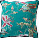 Dutch Decor Fanny - Sierkussen Met Bloemenpatroon Emerald 45x45 Cm