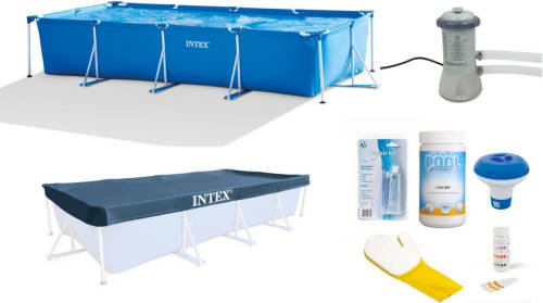 Intex Zwembad Voordeelpakket: Frame Pool - 450 X 220 X 84 Cm