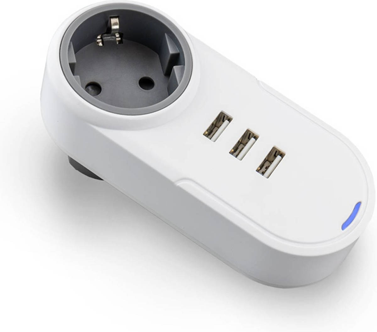 Caliber Stekkerblok Met 3 X Usb - Wit (Hps1101u)