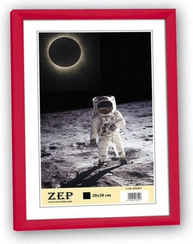 "ZEP - Kunststof Fotolijst """"New Easy"""" Rood Voor Foto Formaat 13x18 - Kr2"