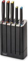 Slimblock Met Set Van 5 Elevate Messen - Zwart - Joseph Joseph