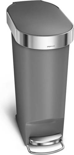 Afvalemmer Slim - 40 Liter - Grijs - Simplehuman