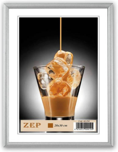 ZEP - Aluminium Fotolijst Ombretta Zilver Voor Foto Formaat 40x50 - Al1s6