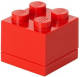 Set van 6 - Opbergbox Mini 4, Rood - LEGO
