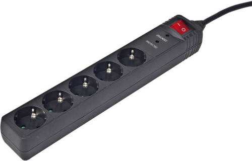 Gembird Surge Protector 5-voudig 1,5m.