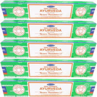 Hem 5x Nag Champa Wierook Ayurveda 15 Gram - Wierookstokjes