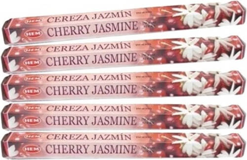 Hem 5x Pakje Wierook Stokjes Cherry Jasmine - Wierookstokjes