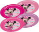 4x Plastic Disney Minnie Mouse Bordjes