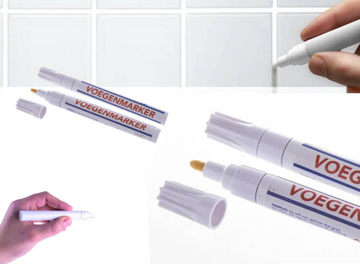 Basic Voegenmarker - White 'N Go - Voegen Stift - Wit