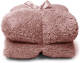 Unique Living Pluche Plaid/deken Teddy Oud Roze 150 X 200 Cm