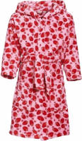 Playshoes Roze Badjas/ochtendjas Met Aardbeien Print Voor Kinderen. 146/152 (11-12 Jr) - Badjassen