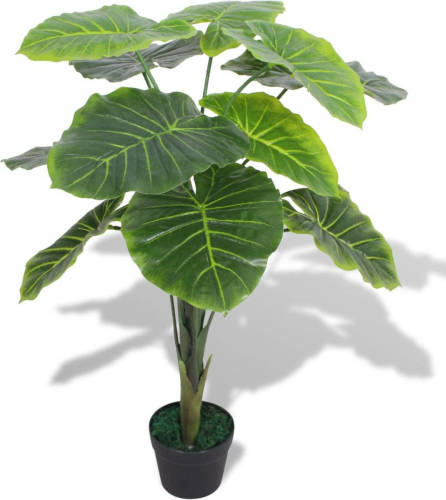 VidaXL Kunst Taro Plant Met Pot 70 Cm Groen
