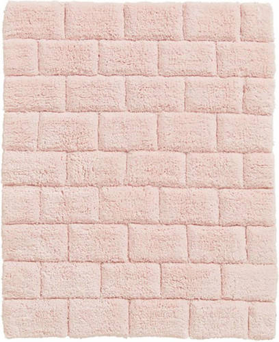 Seahorse Metro Badmat - 100% Katoen - Badmat (50x60 Cm) - Pearl Pink