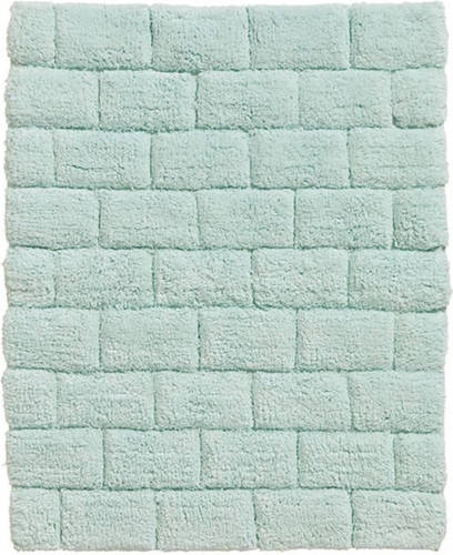 Seahorse Metro Badmat - 100% Katoen - Badmat (50x60 Cm) - Lily Green