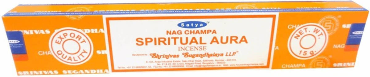 Nag Champa Wierook Spiritual Aura 15 Gram - Wierookstokjes