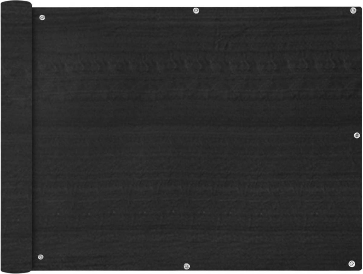 VidaXL Balkonscherm Hdpe 90x400 Cm Antraciet