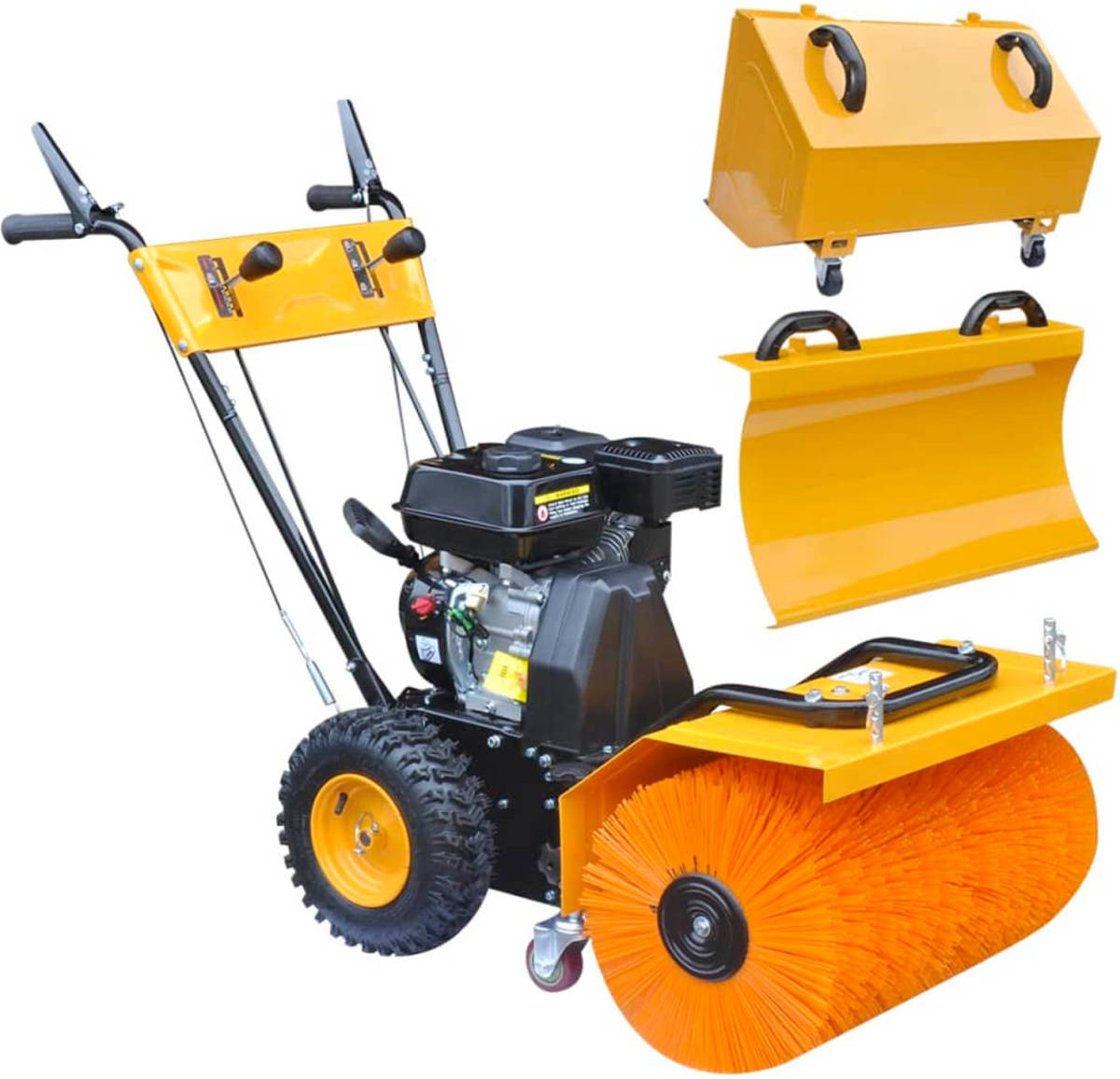 VidaXL Sneeuwploeg/-blazer Multifunctioneel Benzine 6,5 Hp
