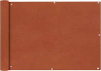 VidaXL Balkonscherm Oxford Textiel 75x600 Cm Terracotta