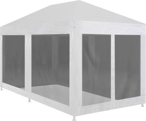 VidaXL Partytent Met 6 Mesh Zijwanden 6x3 M