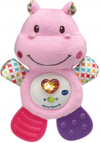 VTech Bijtring Nijlpaard Roze 20 Cm