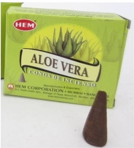 Hem Wierook Aloe Vera 20 Kegeltjes