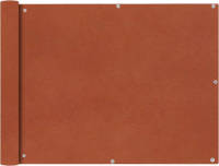 VidaXL Balkonscherm Oxford Textiel 90x400 Cm Terracotta