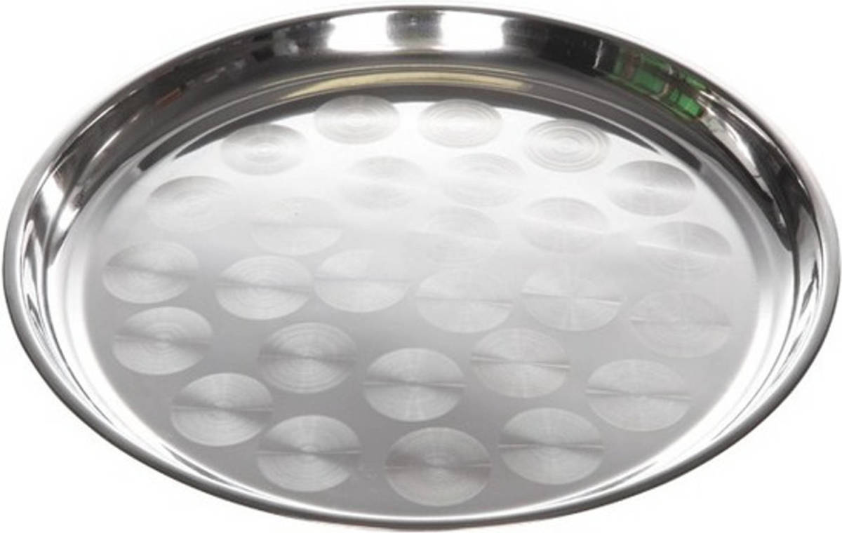 Cosy and Trendy Rvs Dienblad Rond 36 Cm - Hapjes Serveren