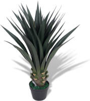 VidaXL Kunst Yucca Plant Met Pot 90 Cm Groen