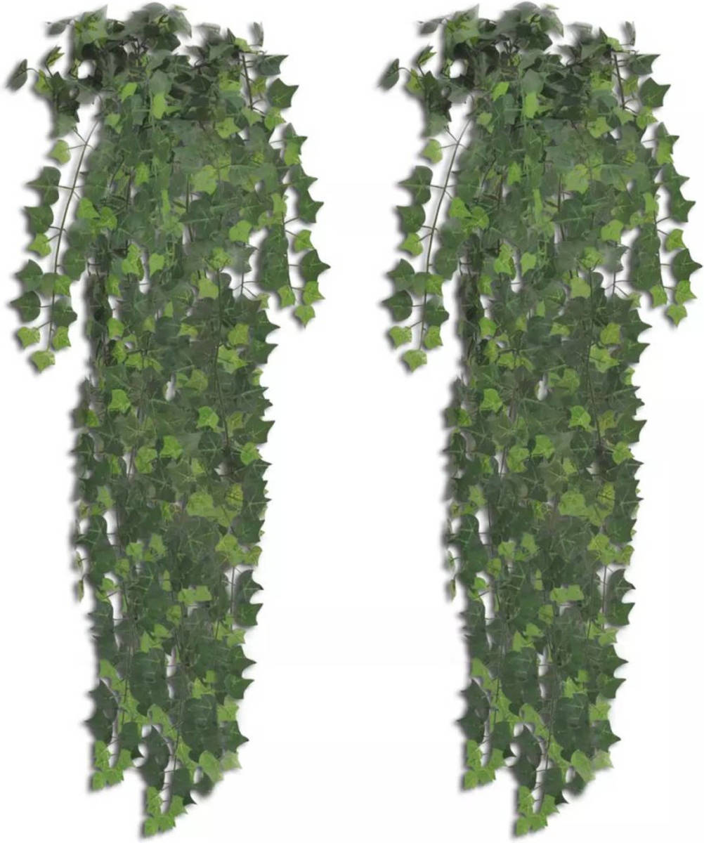 VidaXL Kunstplanten 2 St Klimop 90 Cm Groen