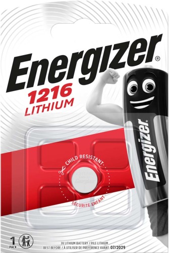 Energizer Lithium Knoopcel Batterij CR1216 3 V 1-Blister