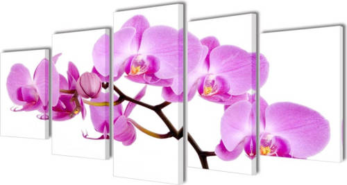 VidaXL Canvasdoeken Orchidee 200 X 100 Cm