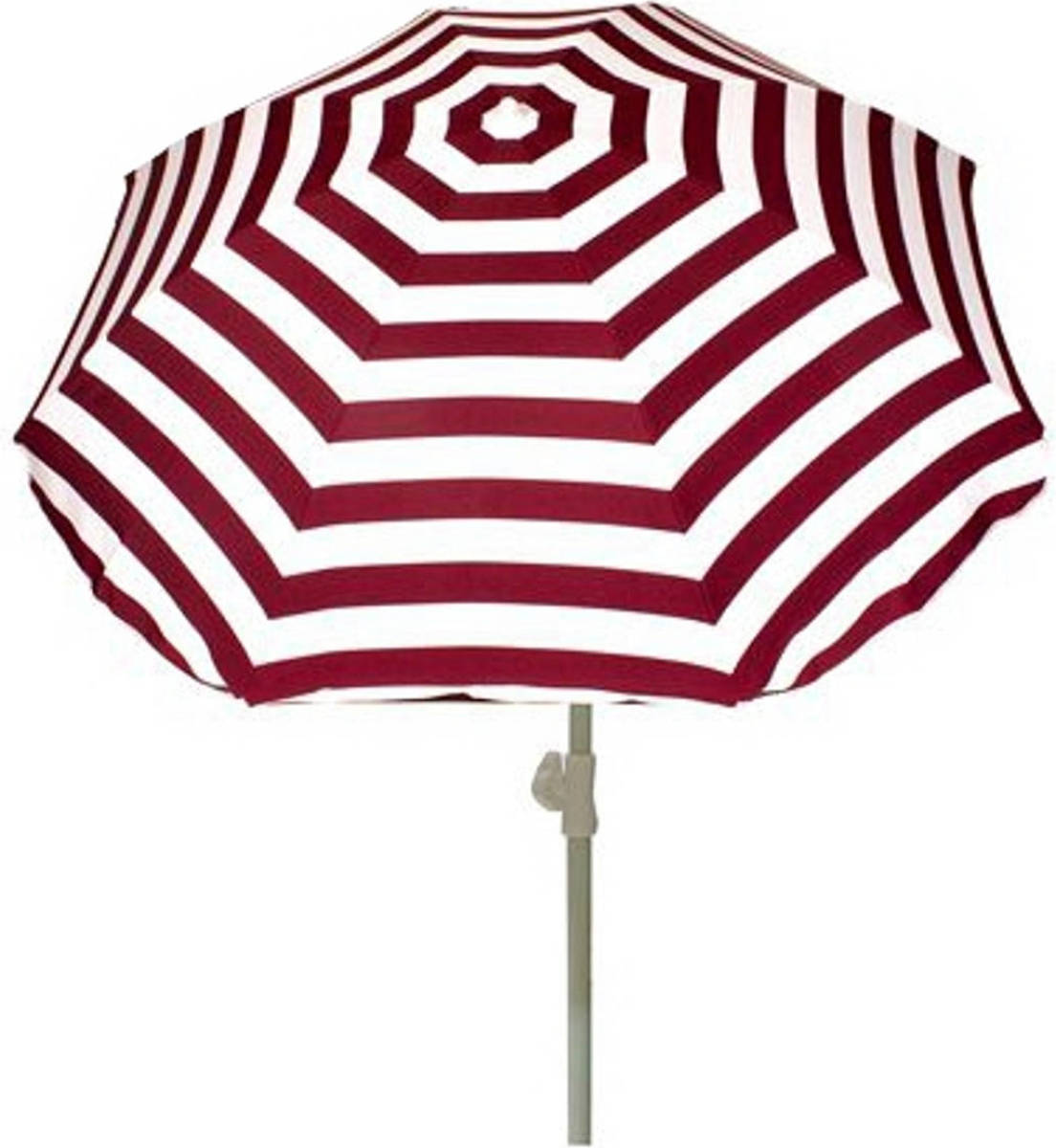 Summertime Rood Gestreepte Strandparasol 180 Cm - Parasols