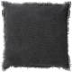 Dutch Decor Burto - Sierkussen Van Katoen Charcoal Gray 45x45 Cm