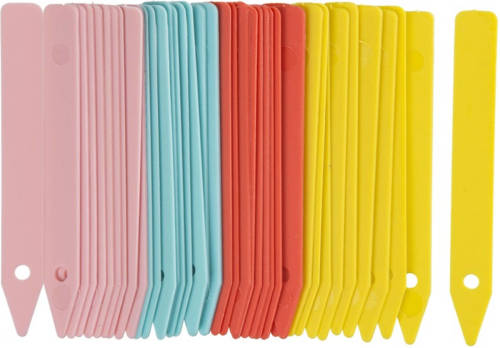 Nature 80x Moestuin/groentetuin/kruidentuin Steeketiketten 10 Cm - Stekpotjes